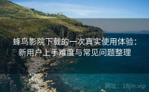 蜂鸟影院下载的一次真实使用体验：新用户上手难度与常见问题整理