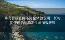 蜂鸟影院官网不完全体验说明：长时间使用后的稳定性与加载表现