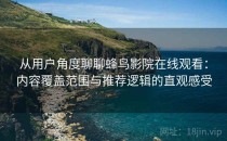 从用户角度聊聊蜂鸟影院在线观看：内容覆盖范围与推荐逻辑的直观感受
