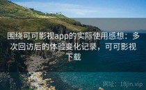 围绕可可影视app的实际使用感想：多次回访后的体验变化记录，可可影视下载