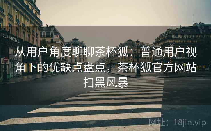 从用户角度聊聊茶杯狐：普通用户视角下的优缺点盘点，茶杯狐官方网站扫黑风暴  第1张